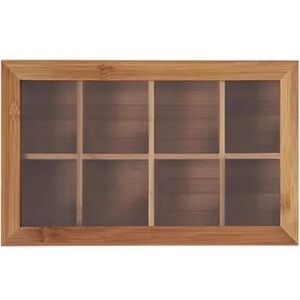 Brand New Oceanstar Bamboo Tea Box with 8 Compartments!